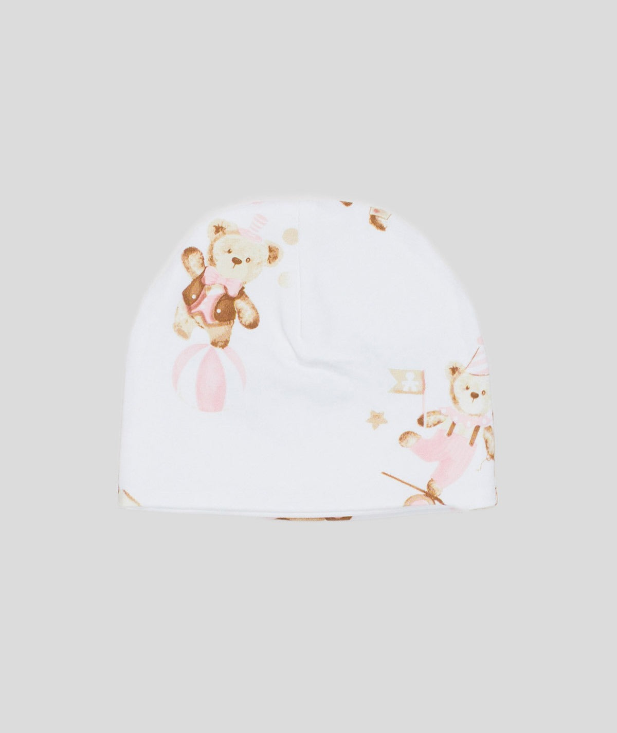 CAPPELLO NEONATA IN COTONE ORSETTI LE BEBE'