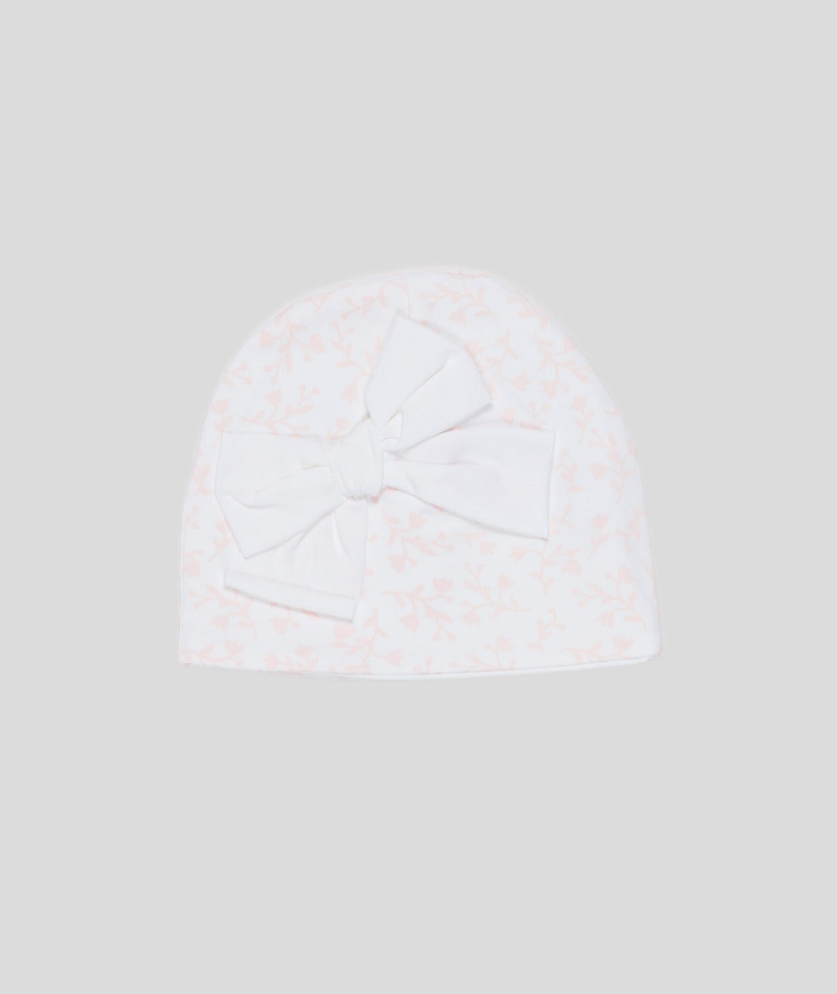 CAPPELLO NEONATA IN COTONE CON FIOCCO LE BEBE'