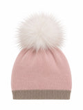 CAPPELLINO NEONATA CON PONPON LE BEBE'