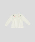 T-SHIRT NEONATA MANICA LUNGA CON COLLETTO ORSETTI LE BEBE'