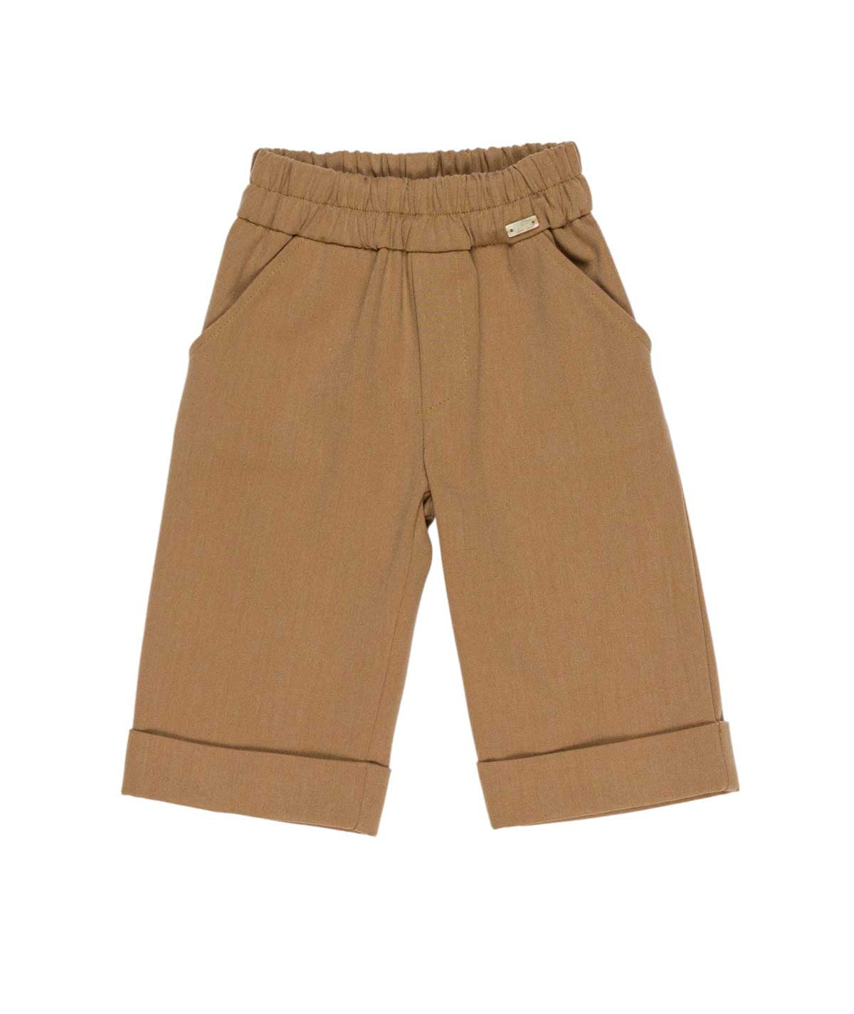 PANTALONE IN FELPA CON ELASTICO IN VITA LE BEBE'