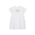 ABITO IN LINO CON FIORI BABY GI