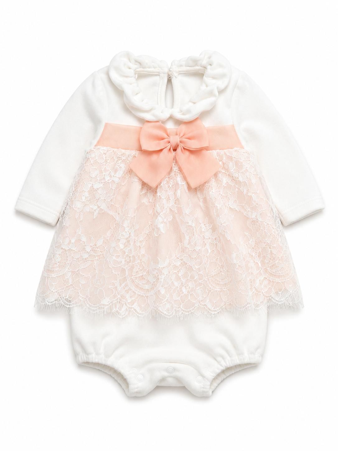 PAGLIACCETTO IN CINIGLIA CON TULLE E MERLETTO LA SARTORIA DEI PICCOLI