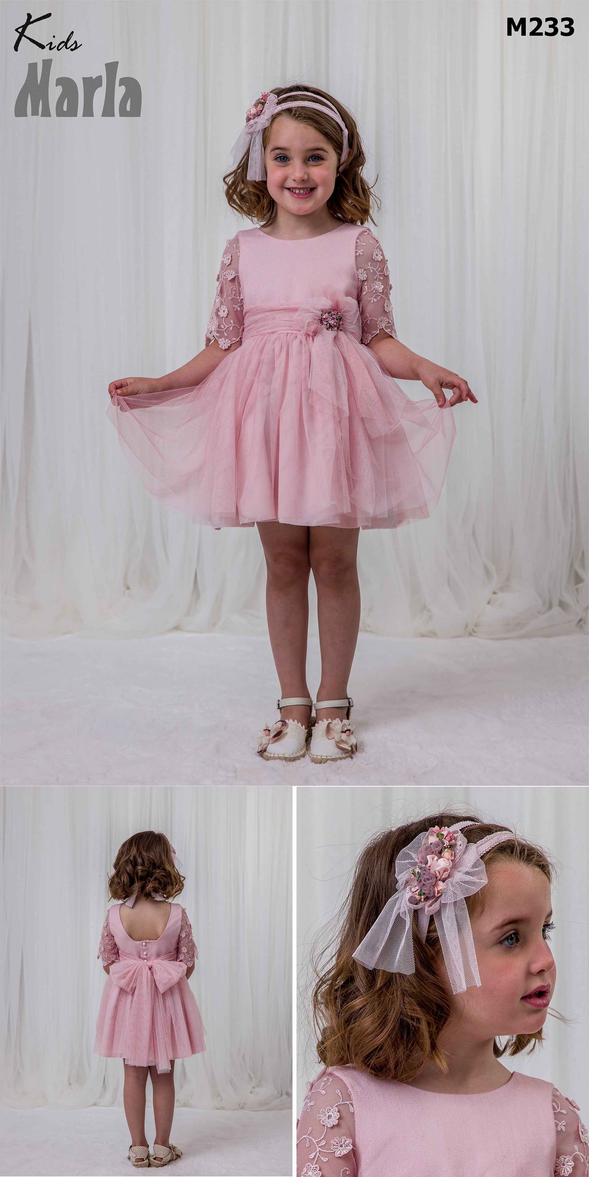 VESTITINO CERIMONIALE CON FIOCCO MARLA