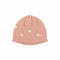 CAPPELLINO IN MAGLIA ESTIVA CON FIORELLINI SCALDACUORE