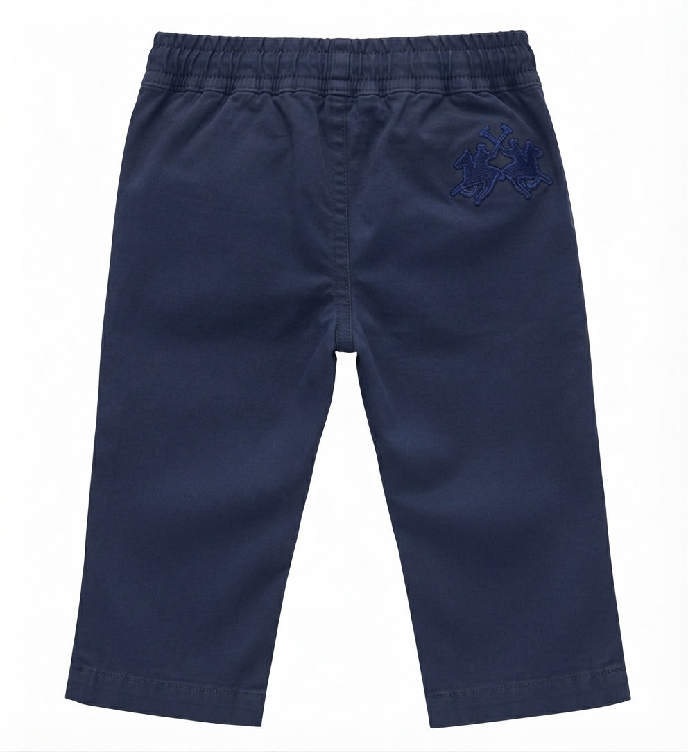PANTALONE NEONATO IN COTONE LA MARTINA