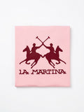 COPERTINA IN COTONE  CON LOGO LA MARTINA