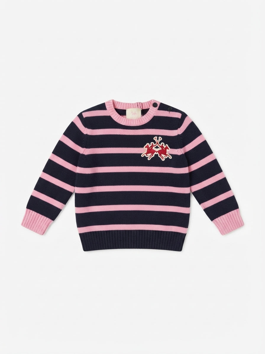 MAGLIONCINO IN MAGLIA A RIGHE LA MARTINA