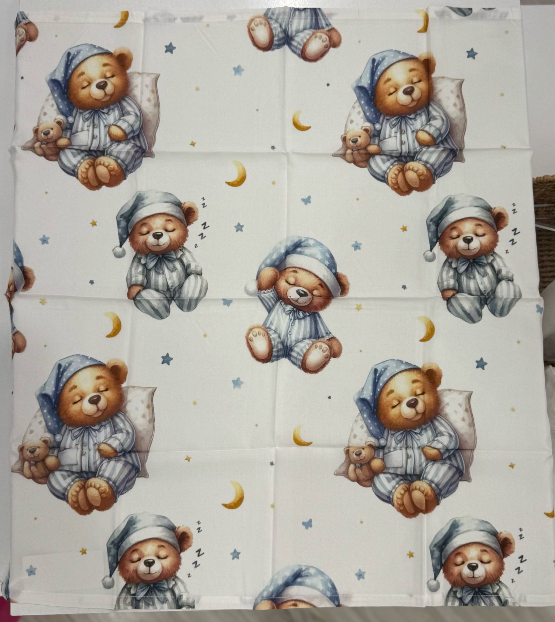 MUSSOLA ORSO CIELO 70x70 100% BAMBOO MINI JA