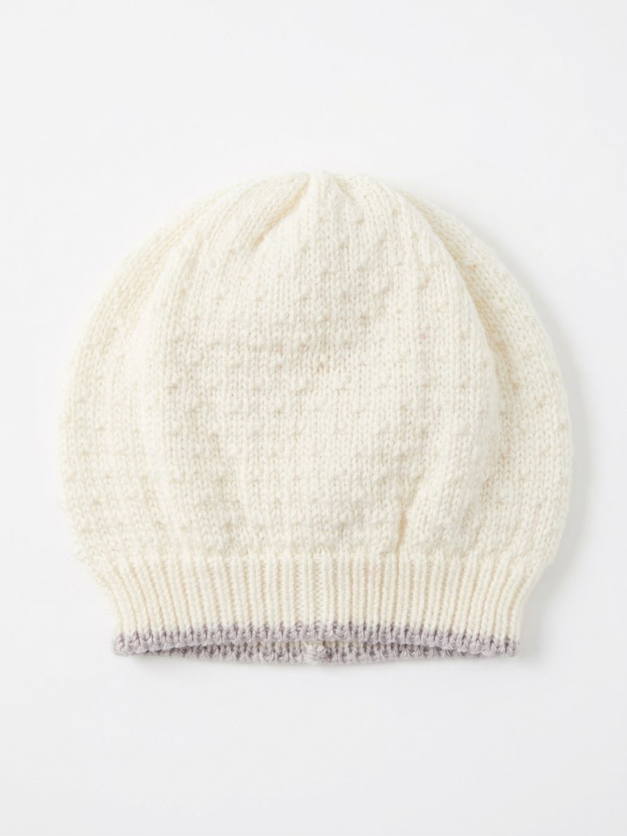 CAPPELLINO IN MAGLIA PER NEONATO SCALDACUORE