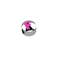 CURSORE ARGENTO LETTERA F 925 Rosa