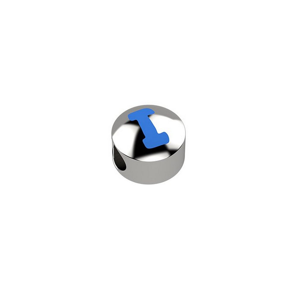 CURSORE ARGENTO LETTERA I 925 Azzurro