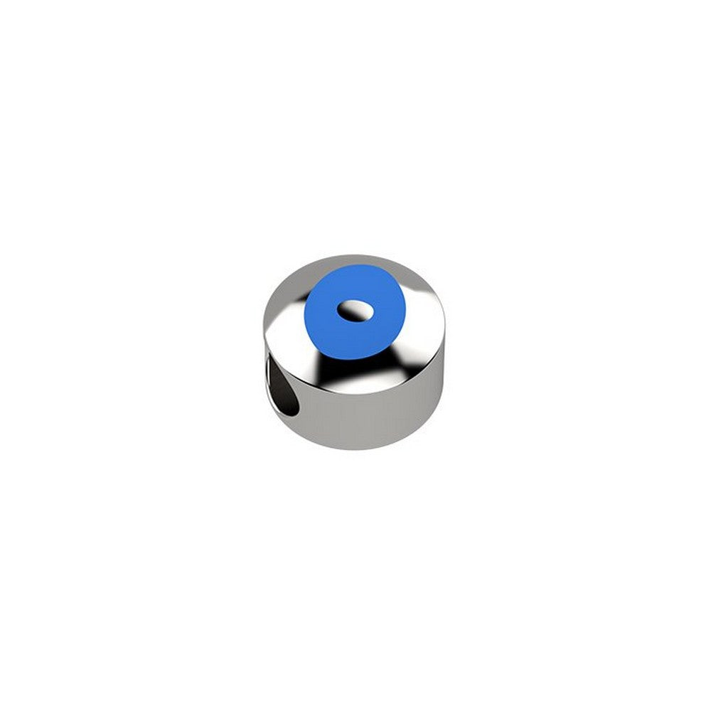 CURSORE ARGENTO LETTERA O 925 Azzurro