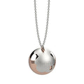 CHIAMA ANGELI AG 925 CON SFERA IN METALLO E ORSETTO