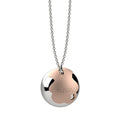 CHIAMA ANGELI AG 925 CON SFERA IN METALLO E ORSETTO ORO ROSA