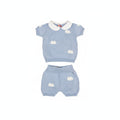 COMPLETO IN MAGLIA ESTIVO CON NUVOLETTE SCALDACUORE