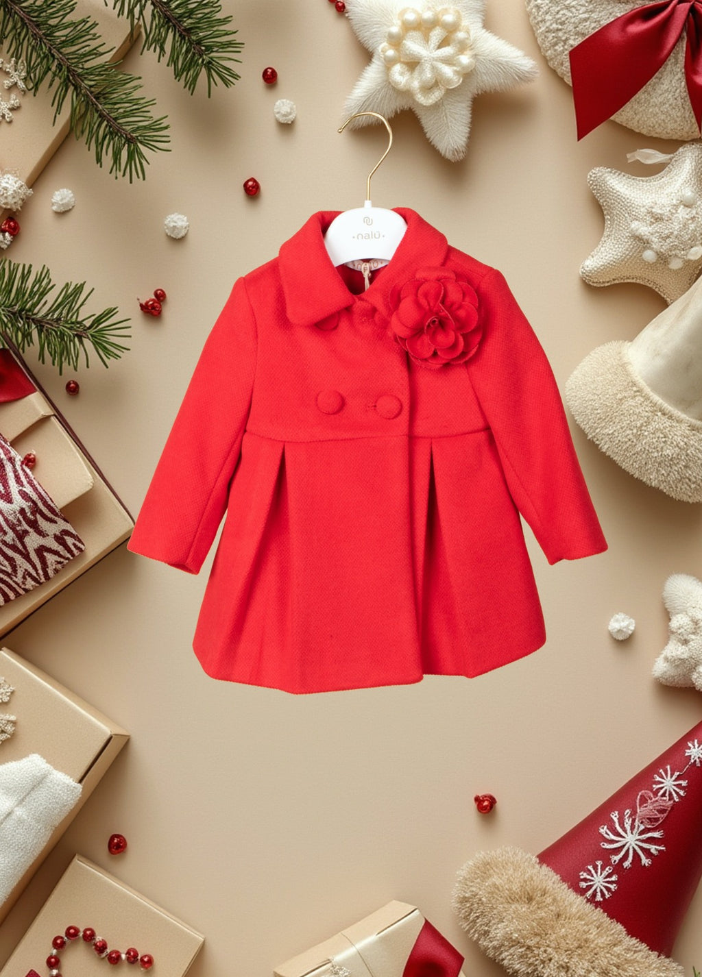 CAPPOTTO CON FIORE NALU'