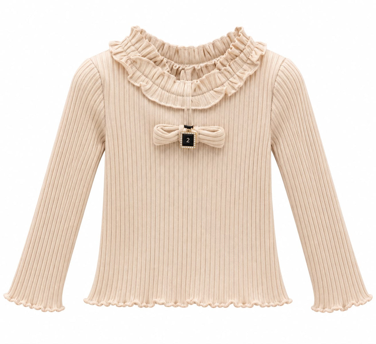 MAGLIA MANICA LUNGA CON FIOCCO NALU'