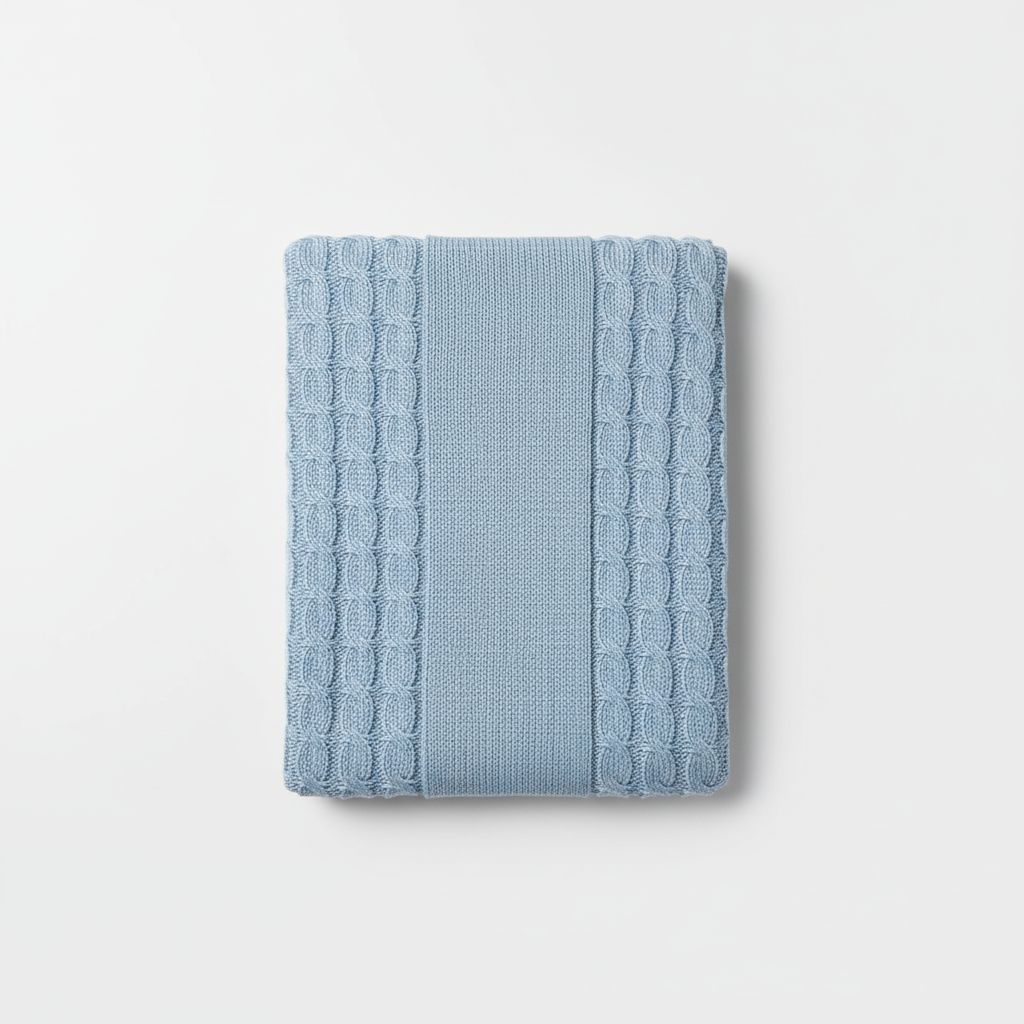 COPERTINA IN FILO CON TRECCE PAPPA E LATTE