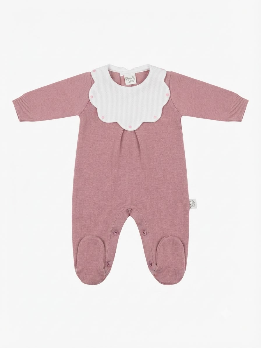 TUTINA MISTO LANA CON COLLO A POIS PAPPA E LATTE