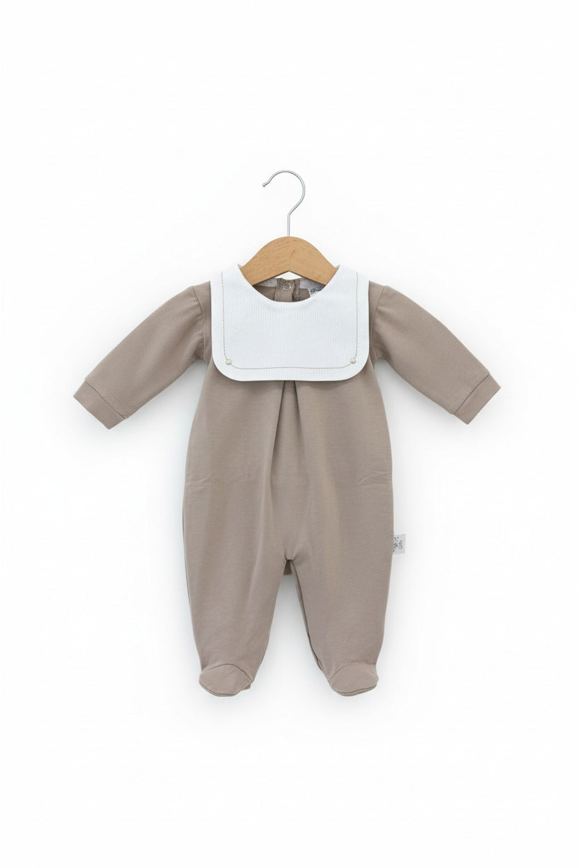 TUTINA IN JERSEY COLLO BAVERO PAPPA E LATTE