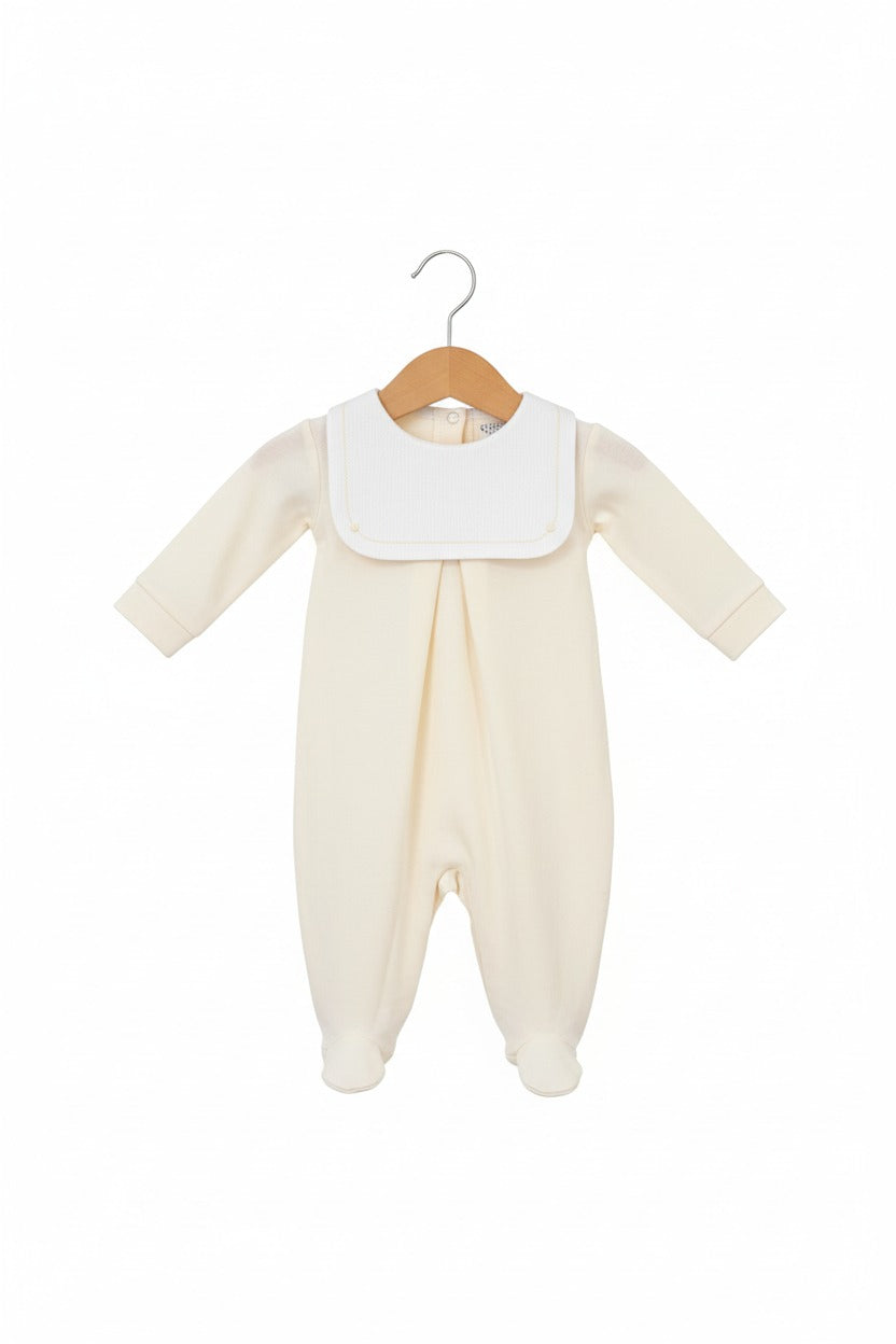 TUTINA IN JERSEY COLLO BAVERO PAPPA E LATTE