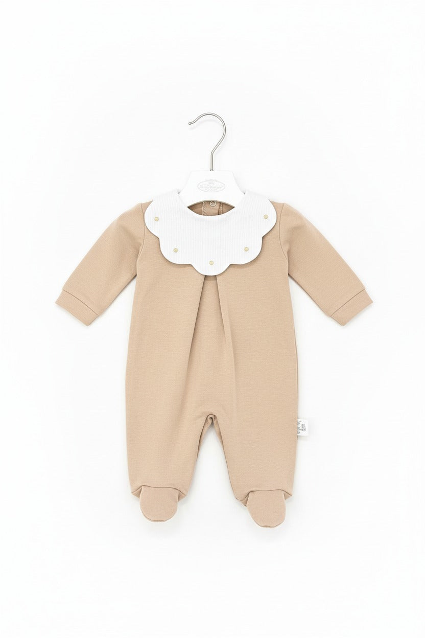 TUTINA IN JERSEY COLLO BAVERO PAPPA E LATTE
