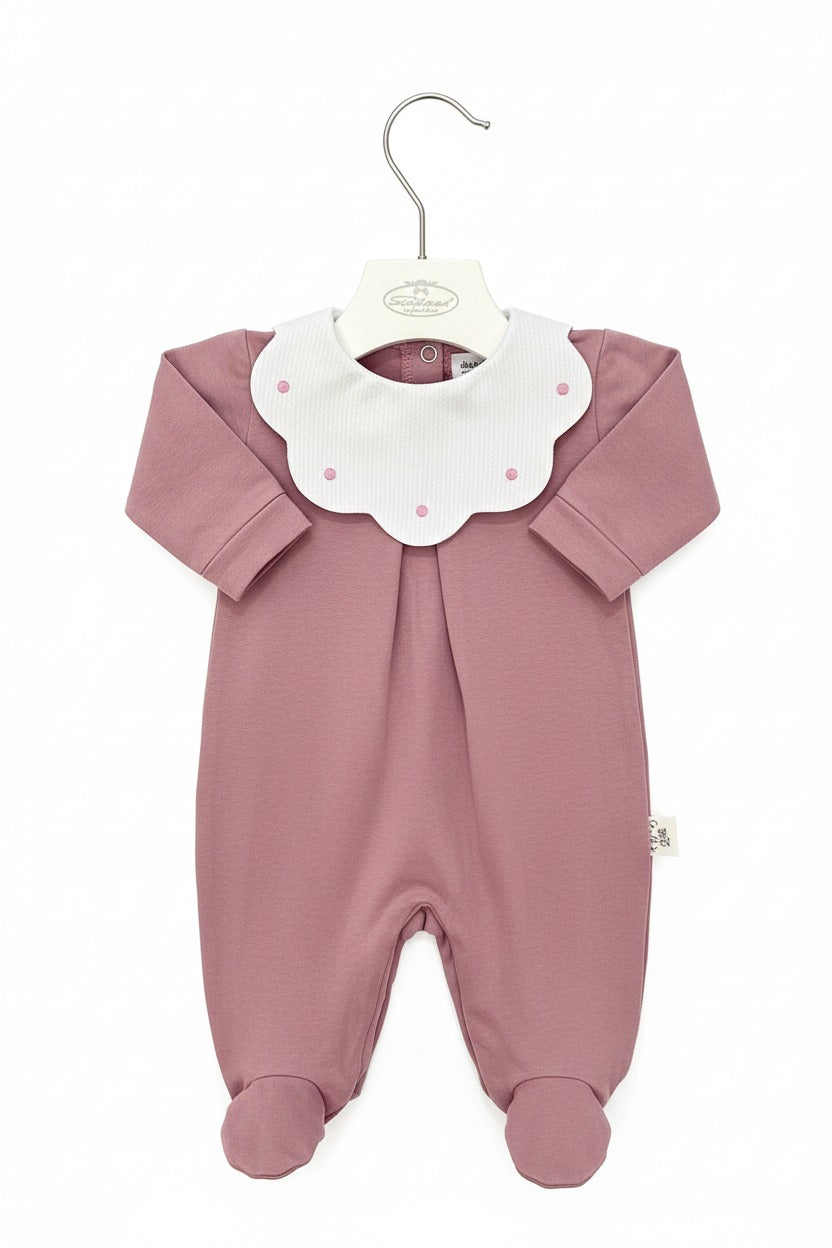 TUTINA IN JERSEY COLLO BAVERO PAPPA E LATTE