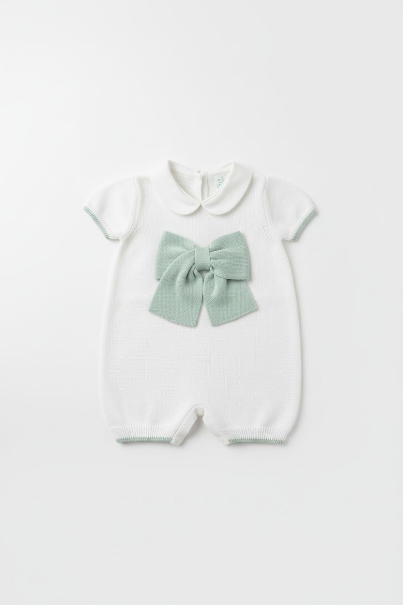 PAGLIACCETTO IN FILO CON FIOCCO BEBE' DI ALMY