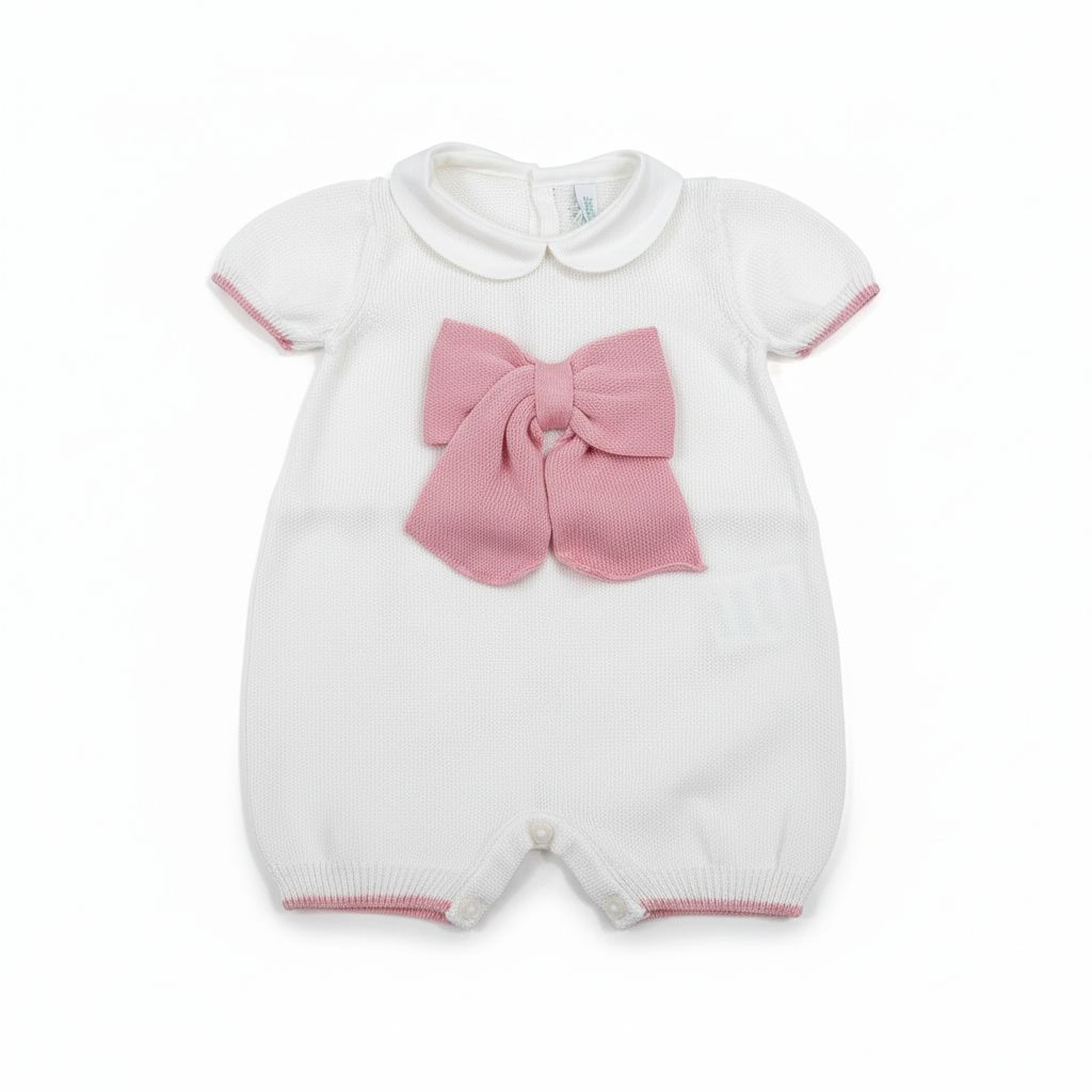 PAGLIACCETTO IN FILO CON FIOCCO BEBE' DI ALMY