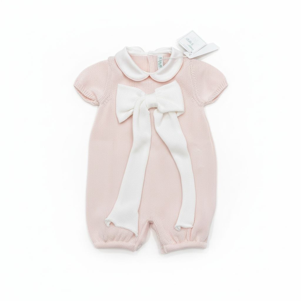 PAGLIACCETTO IN FILO CON FIOCCO BEBE' DI ALMY