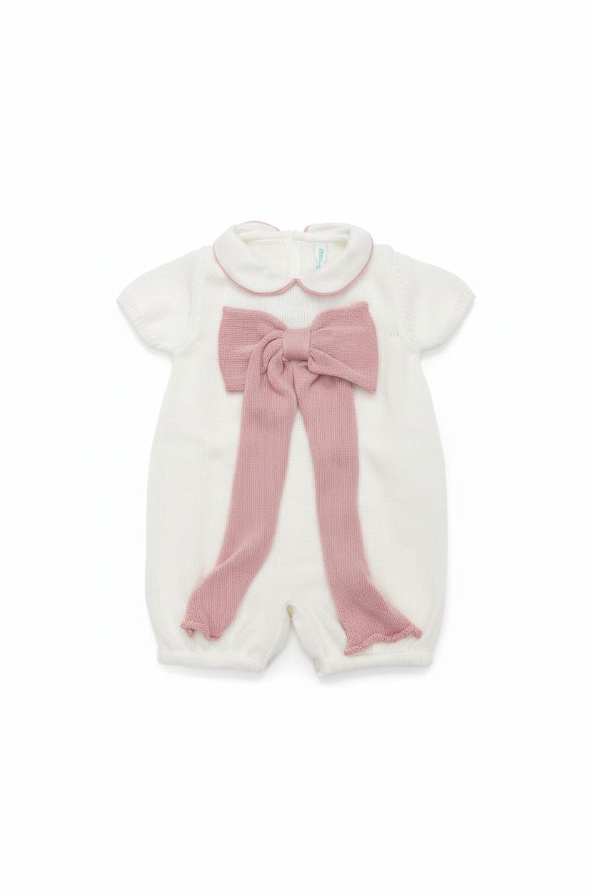 PAGLIACCETTO IN FILO CON FIOCCO BEBE' DI ALMY