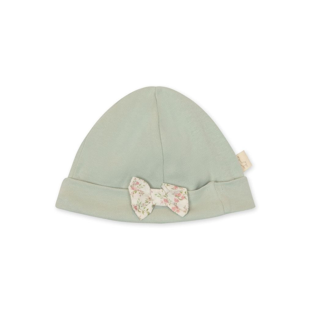CAPPELLINO IN COTONE FIOCCO NEONATI BABY GI