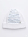 CAPPELLINO IN COTONE CON RICAMO PURETE'