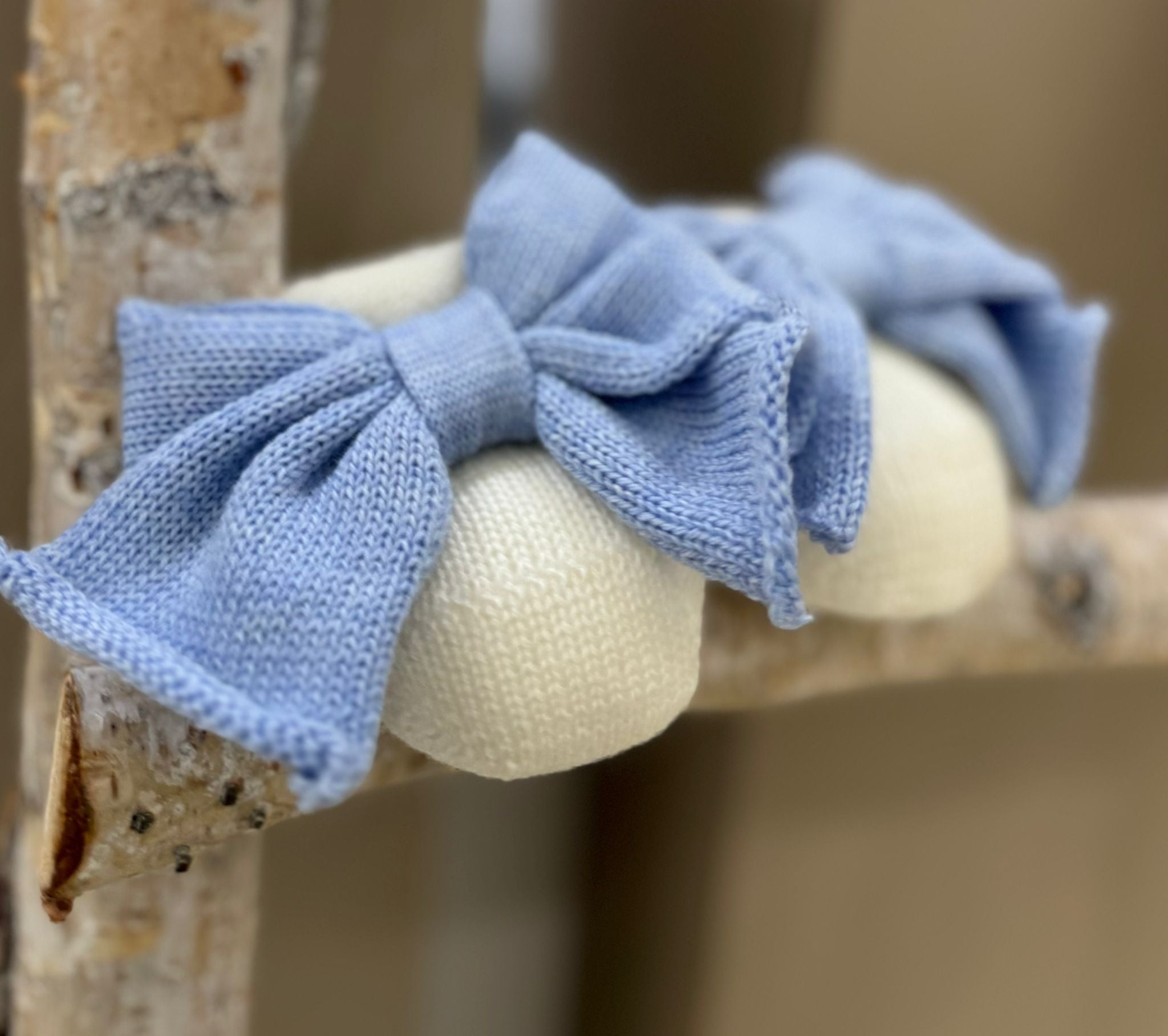 SCARPINE IN MAGLIA CON FIOCCO BEBE' DI ALMY