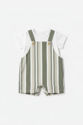 COMPLETO NEONATO SALOPETTE + MAGLIA BABY VIP