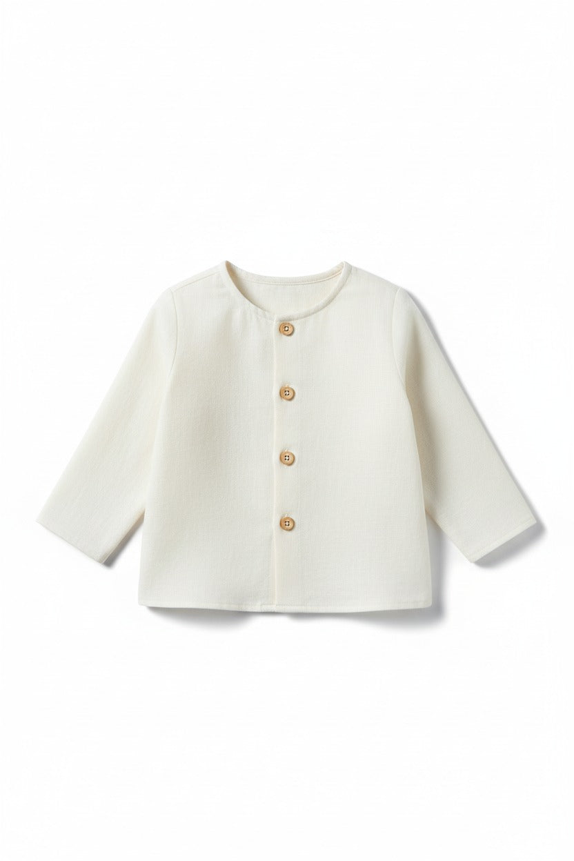 CAMICIA NEONATO IN LINO BABY VIP