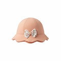 CAPPELLINO NEONATA CON FIOCCO BABY VIP