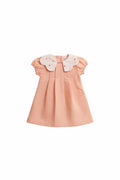VESTITINO NEONATA CON COLLO RICAMATO BABY VIP