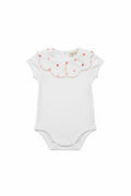 BODY NEONATA CON COLLO RICAMATO BABY VIP