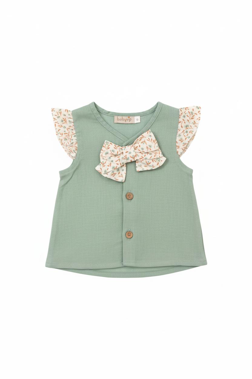 BLUSA NEONATA FLOREALE BABY VIP