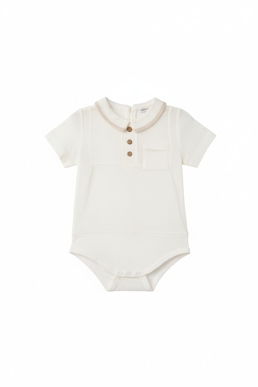BODY A CAMICIA CON COLLETTO BABY VIP