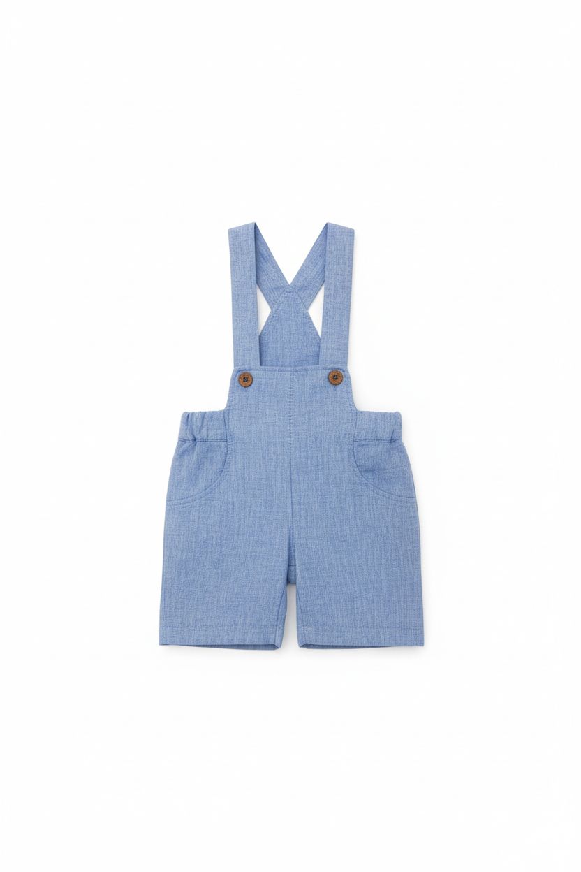SALOPETTE NEONATO IN LINO BABY VIP