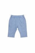 PANTALONE NEONATO LUNGO IN LINO BABY VIP