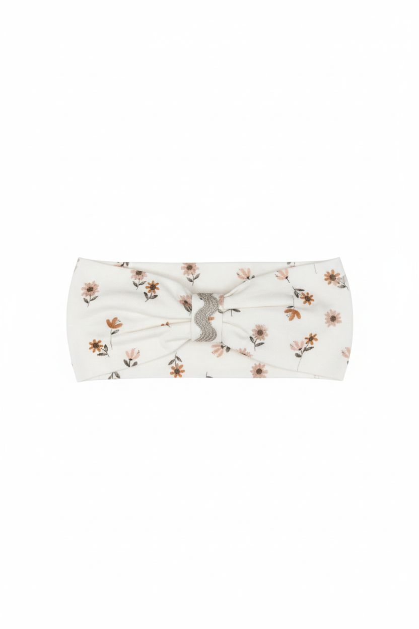 FASCIA PER CAPELLI NEONATA FLOREALE BABY VIP