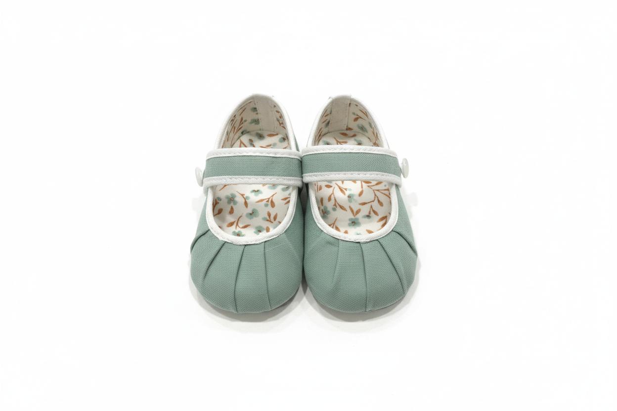 PRIMA SCARPINA MOTIVO FLOREALE BABY VIP