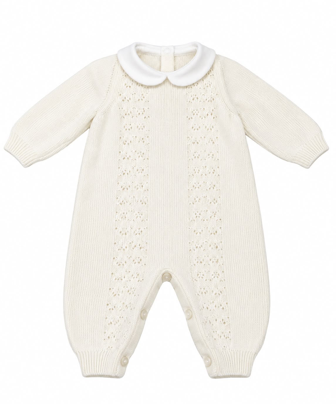 TUTINA IN MAGLIA TRAFORATA BEBE' DI ALMY