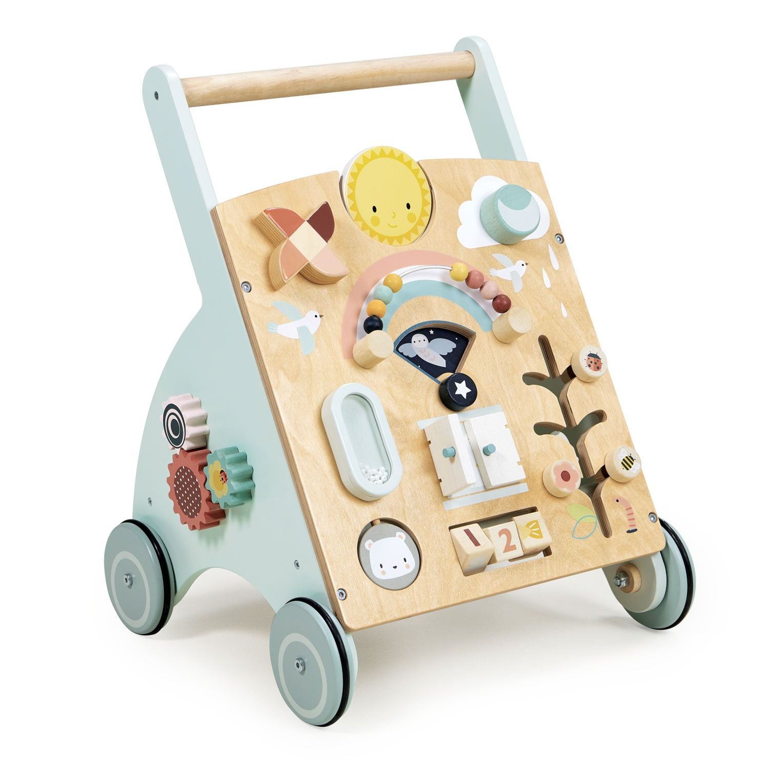GIRELLO IN LEGNO 4 STAGIONI SUSHINE BABY ACTIVITY WALKER TENDER LEAF