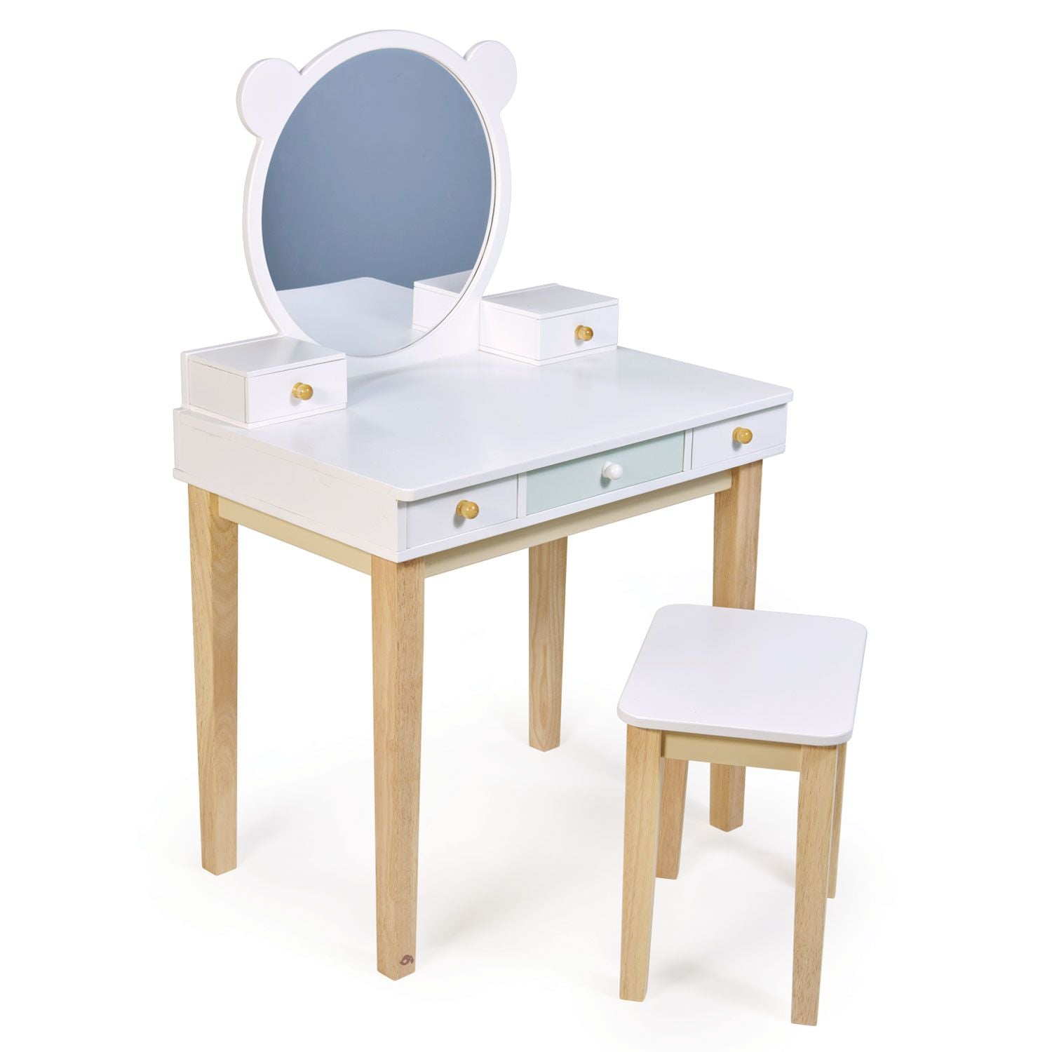SPECCHIERA IN LEGNO CON SGABELLO FOREST TENDER LEAF