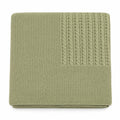 COPERTINA IN MAGLIA CON RICAMO A TRECCE MAC ILLUSION